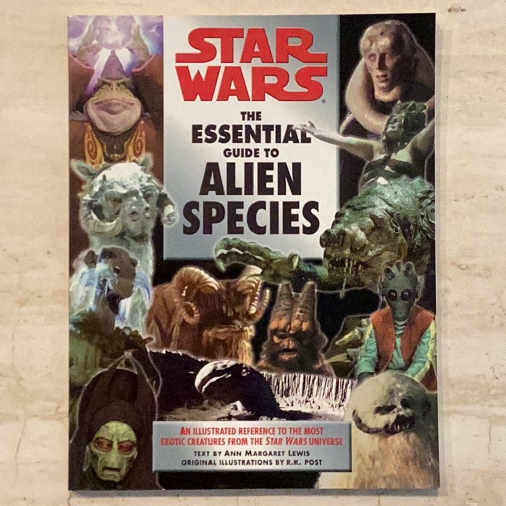 Star Wars The Essential Guide to Alien Species 2001 Book Vintage